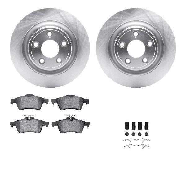 2006-2008 Jaguar S-Type Disc Brake Kit - Rear (Dynamic Friction)