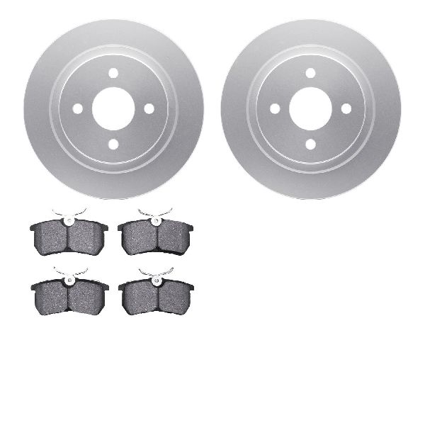 2002-2004 Ford Focus Disc Brake Kit - Rear (Dynamic Friction)