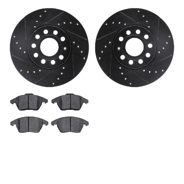 2012-2019 Volkswagen Beetle Disc Brake Kit - Front (Dynamic Friction)