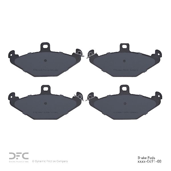 1992-2000 Dodge Viper Disc Brake Pad Set - Rear (Dynamic Friction)