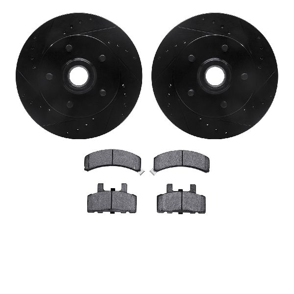 1998-2000 Chevrolet Tahoe Disc Brake Kit - Front (Dynamic Friction)