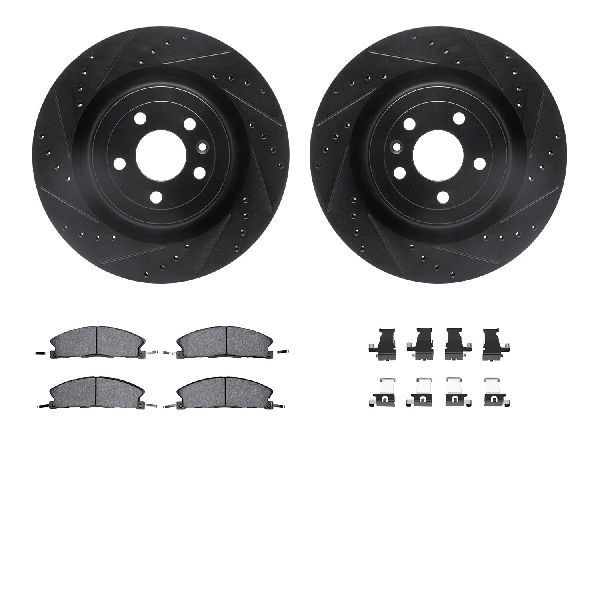 2013-2016 Lincoln MKT Disc Brake Kit - Front (Dynamic Friction)