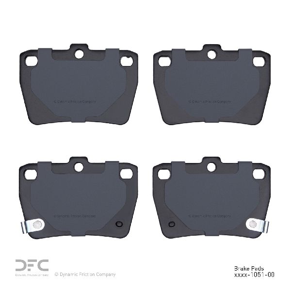 2004-2005 Toyota RAV4 Disc Brake Pad Set - Rear (Dynamic Friction)