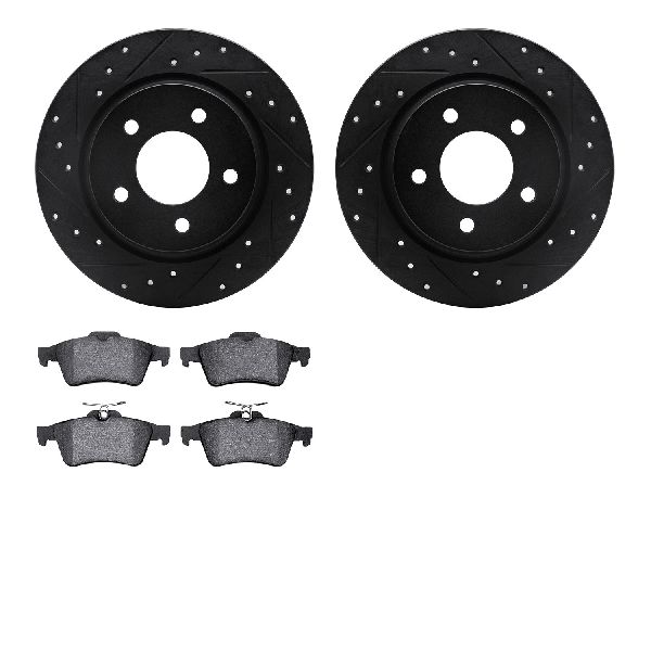 2004-2013 Mazda 3 Disc Brake Kit - Rear (Dynamic Friction)