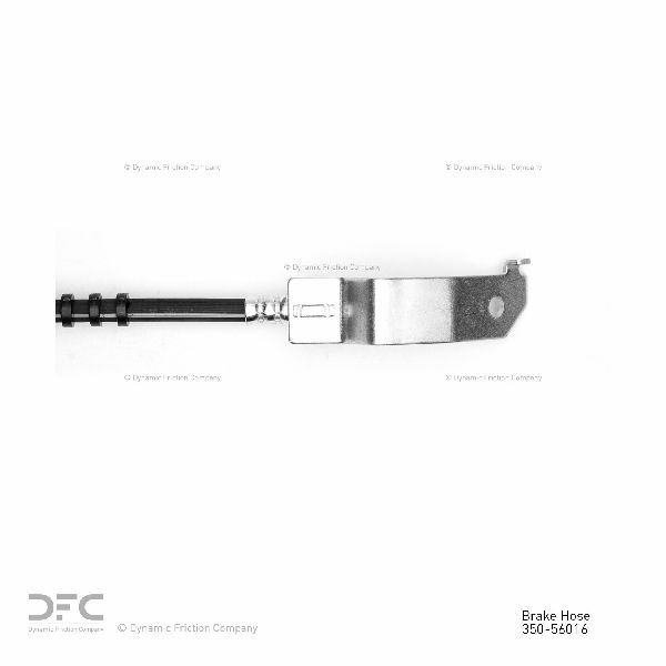 1998-2002 Lincoln Town Car Brake Hydraulic Hose - Front Left (Dynamic Friction)