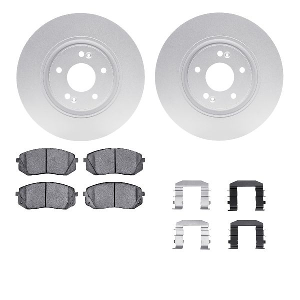 2014-2016 Kia Cadenza Disc Brake Kit - Front (Dynamic Friction)