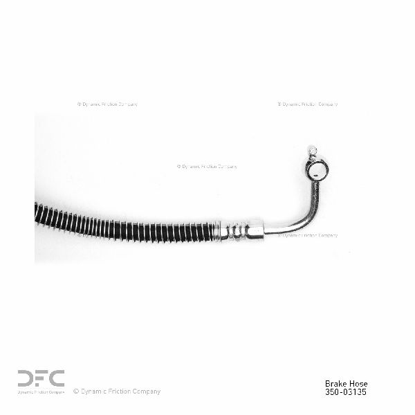 2012-2017 Hyundai Veloster Brake Hydraulic Hose - Rear Right (Dynamic Friction)
