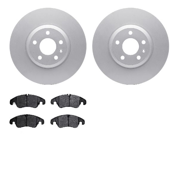 2009-2010 Audi A4 Disc Brake Kit - Front (Dynamic Friction)