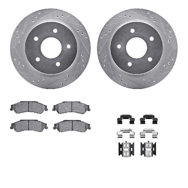 1998-2005 Chevrolet Blazer Disc Brake Kit - Rear (Dynamic Friction)