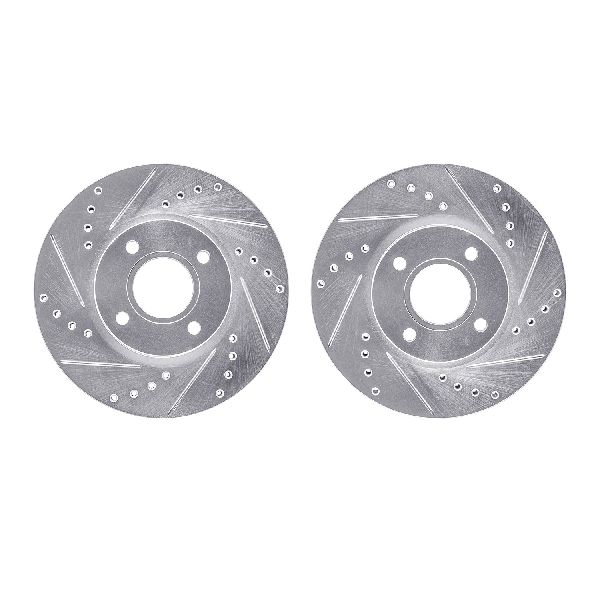 2014-2019 Ford Fiesta Disc Brake Rotor Set - Front (Dynamic Friction)