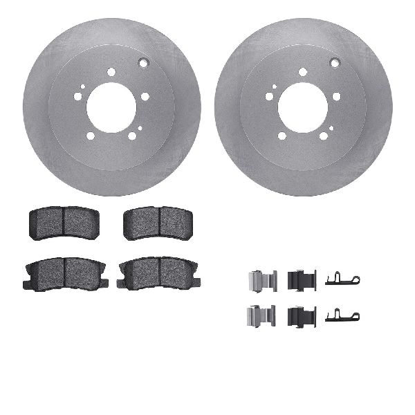 2009-2015 Mitsubishi Lancer Disc Brake Kit - Rear (Dynamic Friction)