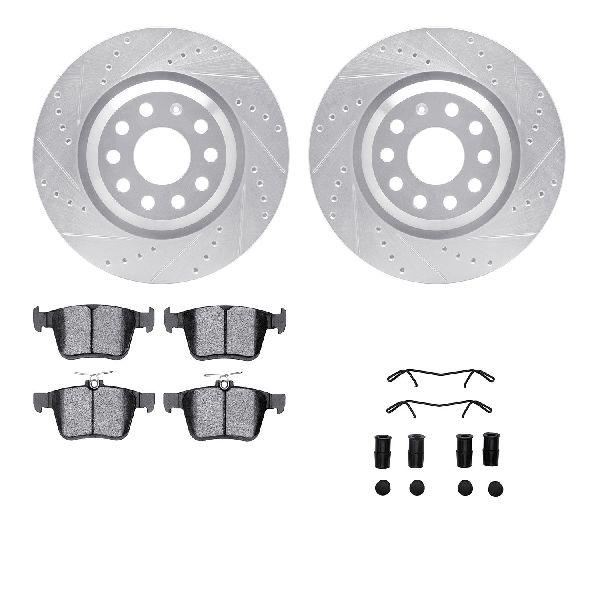 2018-2024 Volkswagen Atlas Disc Brake Kit - Rear (Dynamic Friction)