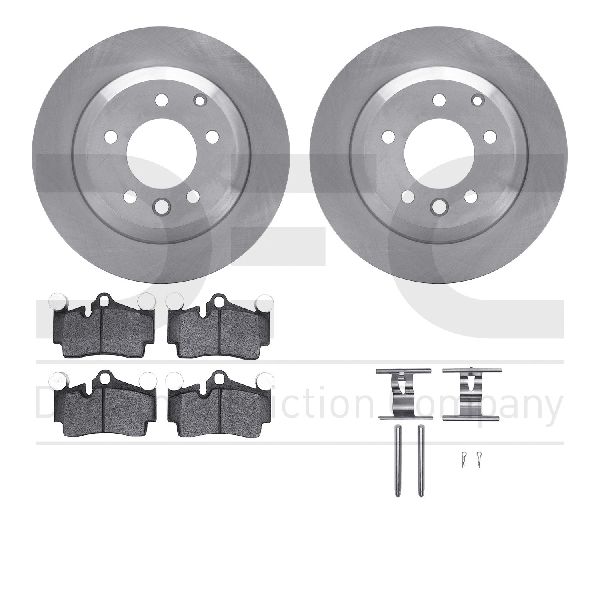 2007-2015 Audi Q7 Disc Brake Kit - Rear (Dynamic Friction)