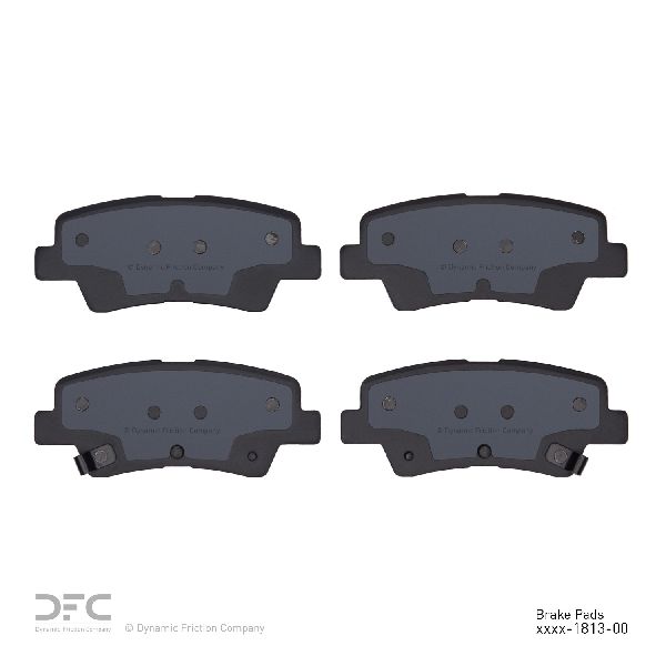 2012-2021 Hyundai Veloster Disc Brake Pad Set - Rear (Dynamic Friction)