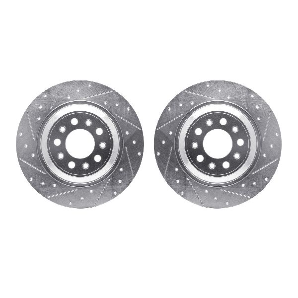 2014-2023 Jeep Cherokee Disc Brake Rotor Set - Rear (Dynamic Friction)