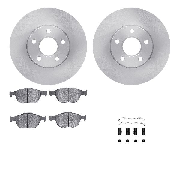 2010-2013 Ford Transit Connect Disc Brake Kit - Front (Dynamic Friction)