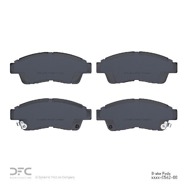 1996-2000 Toyota RAV4 Disc Brake Pad Set - Front (Dynamic Friction)