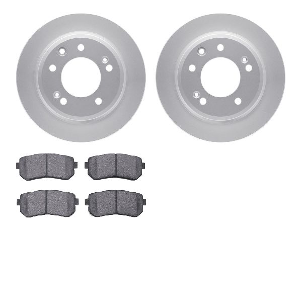 2010-2015 Hyundai Tucson Disc Brake Kit - Rear (Dynamic Friction)