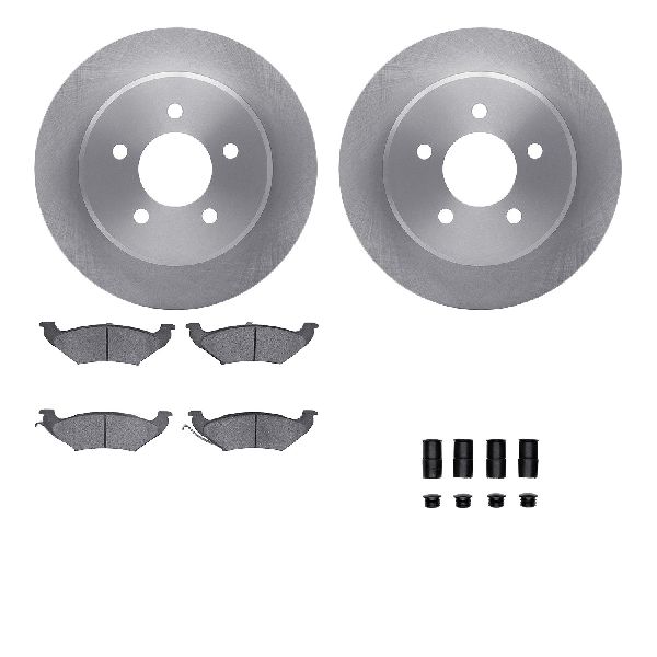 1997-2000 Chrysler Town &amp; Country Disc Brake Kit - Rear (Dynamic Friction)