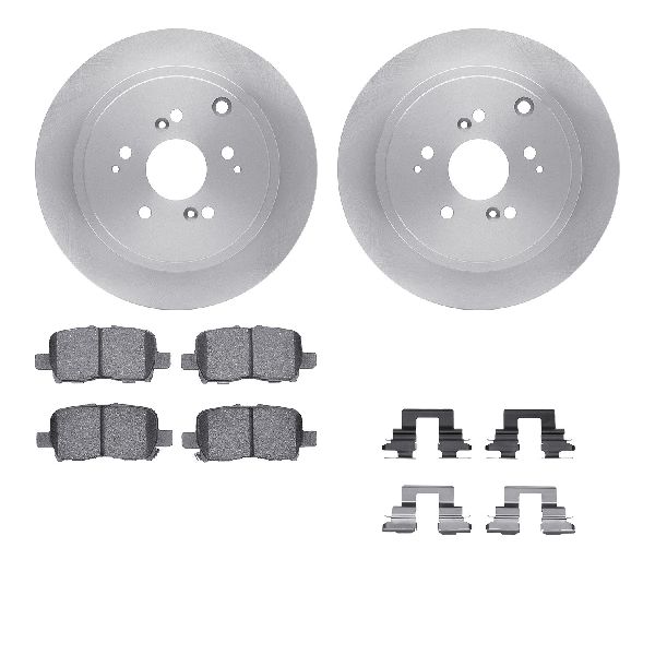 2003-2008 Honda Pilot Disc Brake Kit - Rear (Dynamic Friction)