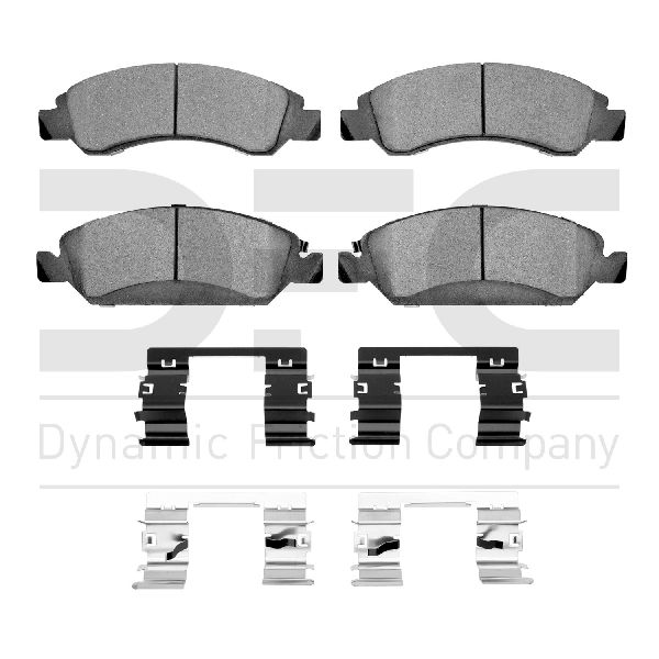 2007-2020 Chevrolet Tahoe Disc Brake Pad Set - Front (Dynamic Friction)