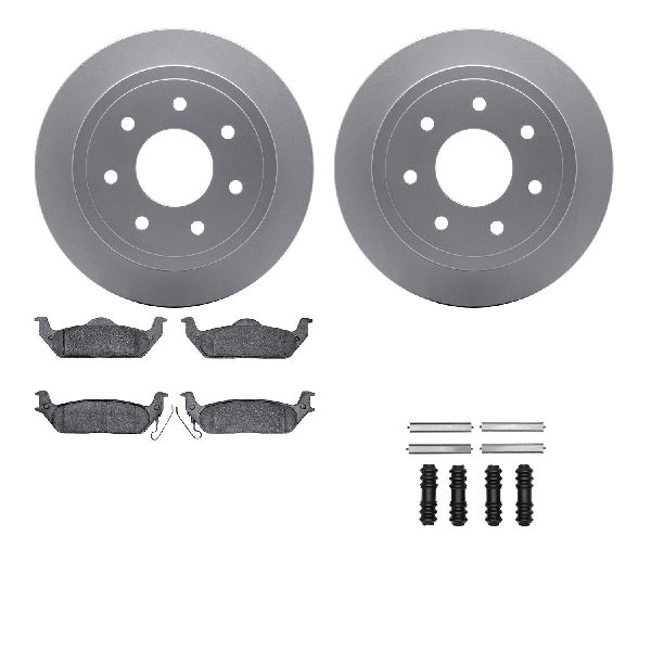 2006-2008 Lincoln Mark LT Disc Brake Kit - Rear (Dynamic Friction)