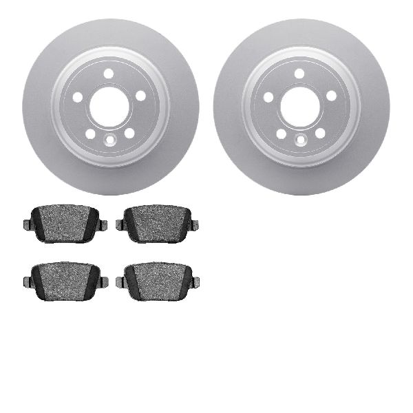 2007-2010 Volvo S80 Disc Brake Kit - Rear (Dynamic Friction)