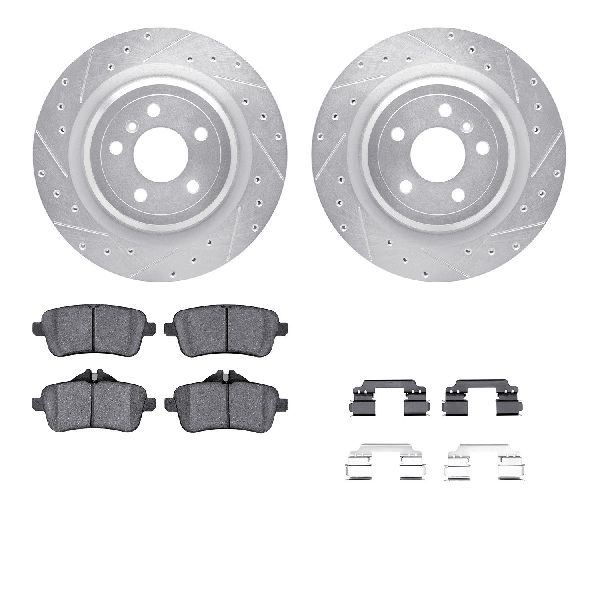 2012-2015 Mercedes-Benz ML350 Disc Brake Kit - Rear (Dynamic Friction)