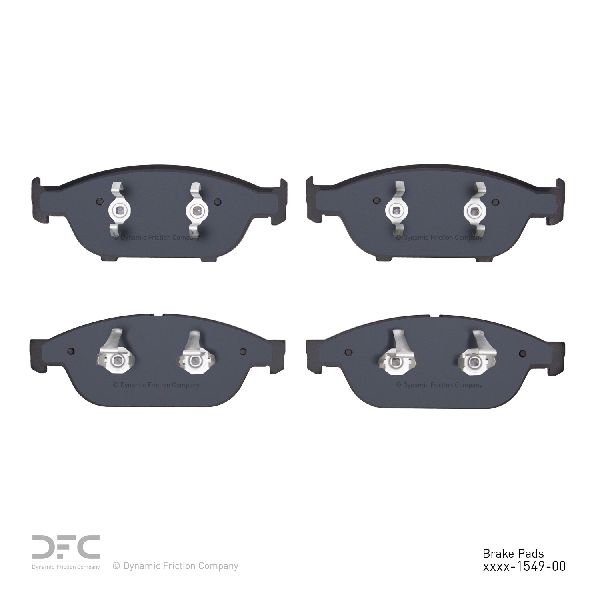 2012-2013 Audi A6 Quattro Disc Brake Pad Set - Front (Dynamic Friction)