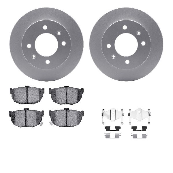 1997-1999 Hyundai Tiburon Disc Brake Kit - Rear (Dynamic Friction)