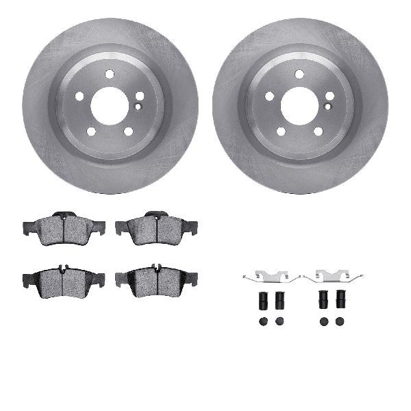 2007-2009 Mercedes-Benz S600 Disc Brake Kit - Rear (Dynamic Friction)