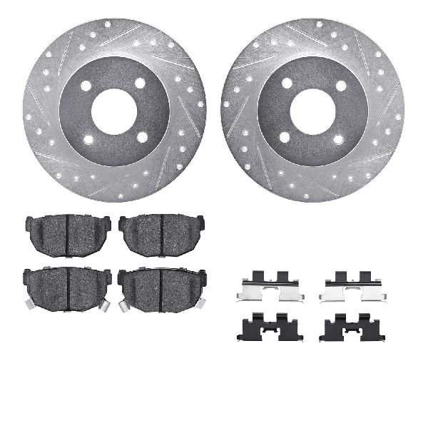 1984-1985 Nissan 300ZX Disc Brake Kit - Rear (Dynamic Friction)