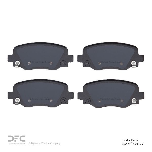 2014-2021 Jeep Cherokee Disc Brake Pad Set - Rear (Dynamic Friction)