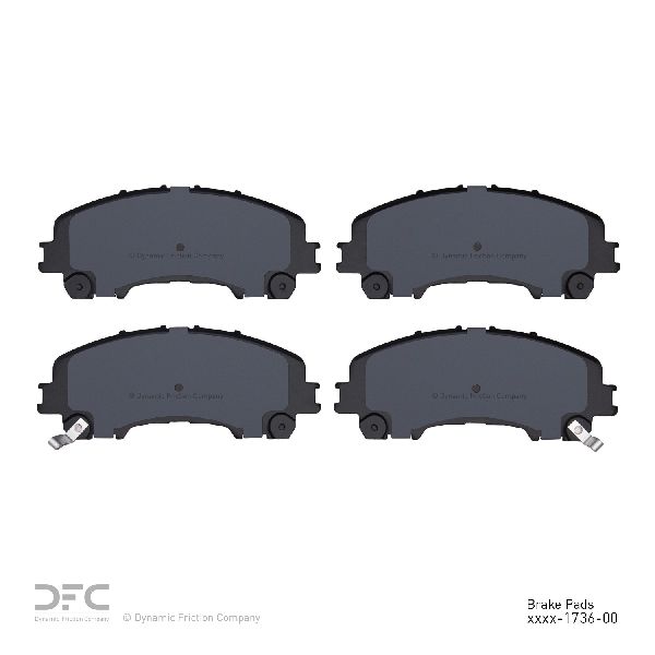 2014-2024 INFINITI Q50 Disc Brake Pad Set - Front (Dynamic Friction)