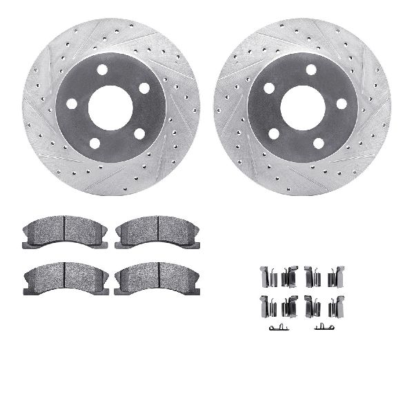 1999-2004 Jeep Grand Cherokee Disc Brake Kit - Front (Dynamic Friction)