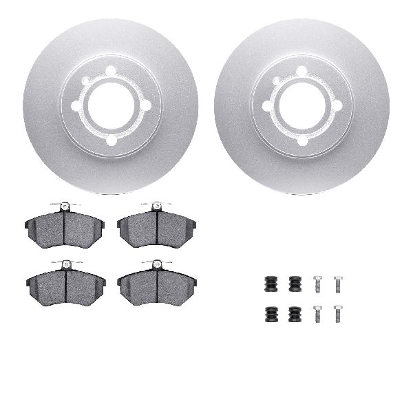 1988-1998 Volkswagen Jetta Disc Brake Kit - Front (Dynamic Friction)