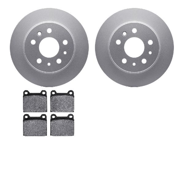 1968-1971 Mercedes-Benz 280SL Disc Brake Kit - Rear (Dynamic Friction)