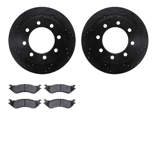 2006-2008 Dodge Ram 1500 Disc Brake Kit - Rear (Dynamic Friction)