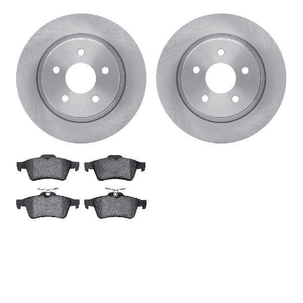 2004-2011 Volvo S40 Disc Brake Kit - Rear (Dynamic Friction)