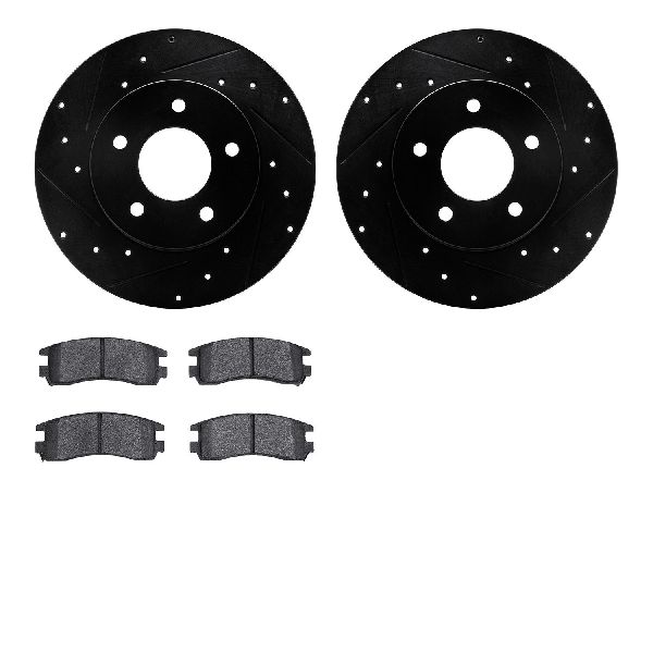 1992-1996 Cadillac Eldorado Disc Brake Kit - Rear (Dynamic Friction)
