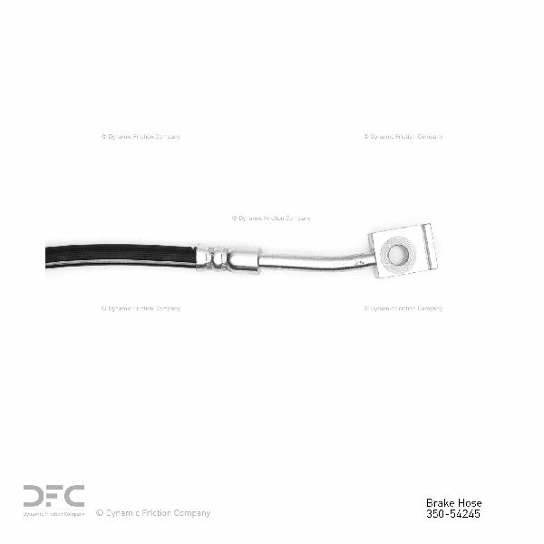 1976-1977 Ford Bronco Brake Hydraulic Hose - Front Right Lower (Dynamic Friction)