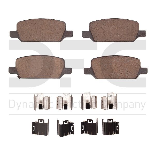 2020-2024 Tesla Y Disc Brake Pad Set - Rear (Dynamic Friction)