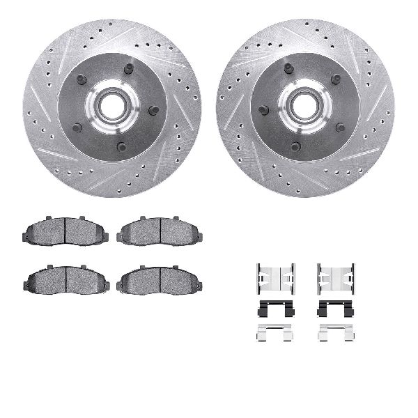 2002 Lincoln Blackwood Disc Brake Kit - Front (Dynamic Friction)