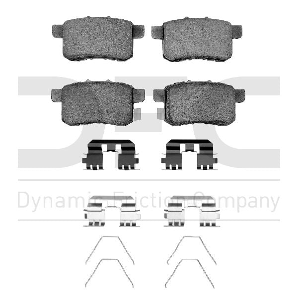 2009-2014 Acura TSX Disc Brake Pad Set - Rear (Dynamic Friction)