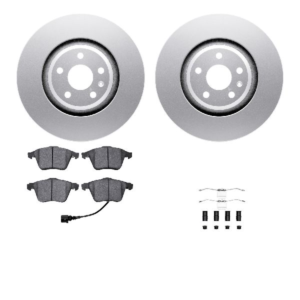 2008-2009 Audi TT Quattro Disc Brake Kit - Front (Dynamic Friction)