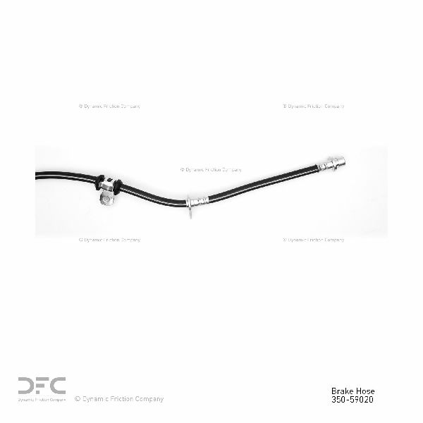 1988-1991 Honda Prelude Brake Hydraulic Hose - Front Left (Dynamic Friction)