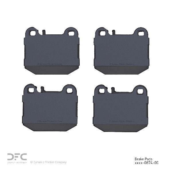 2002-2005 Mercedes-Benz ML500 Disc Brake Pad Set - Rear (Dynamic Friction)