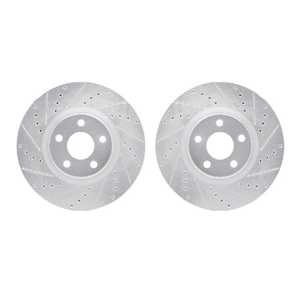 2017-2020 Lincoln MKZ Disc Brake Rotor Set - Front (Dynamic Friction)