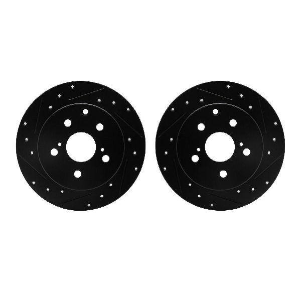 2006-2018 Toyota RAV4 Disc Brake Rotor Set - Rear (Dynamic Friction)