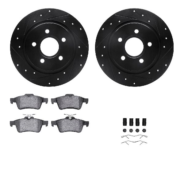 2004-2011 Volvo S40 Disc Brake Kit - Rear (Dynamic Friction)